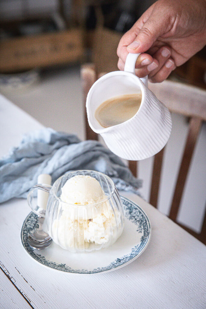affogato cafe vanille