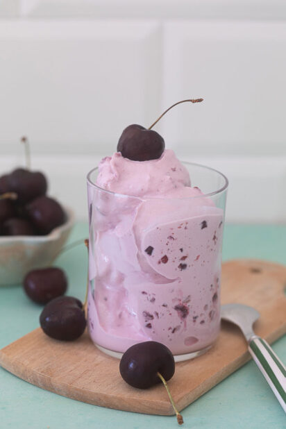 yaourt glace cerise