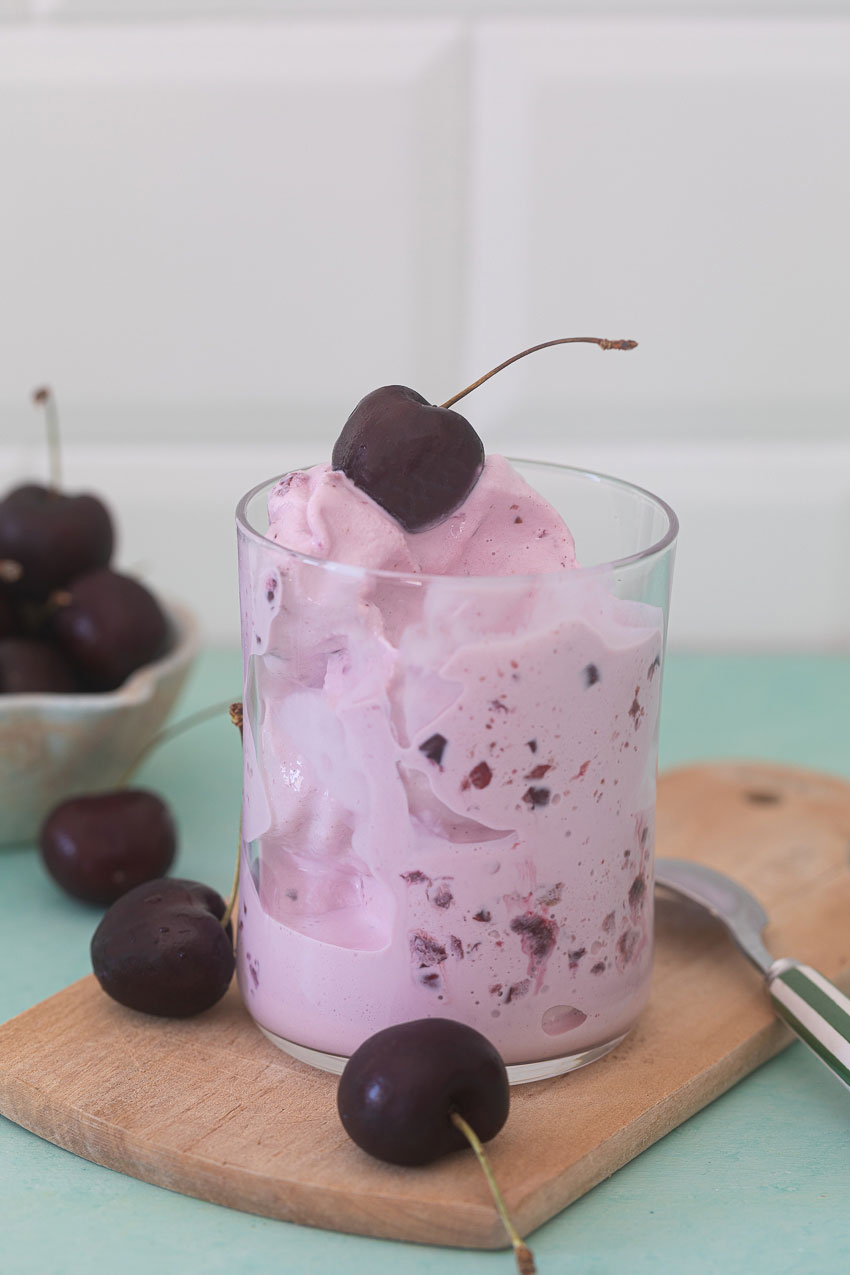 yaourt glace cerise facile
