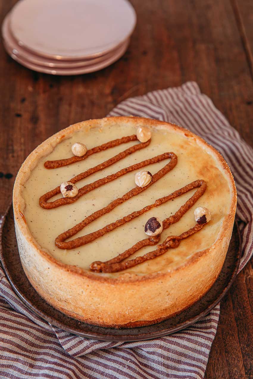 flan patissier vanille insert praline