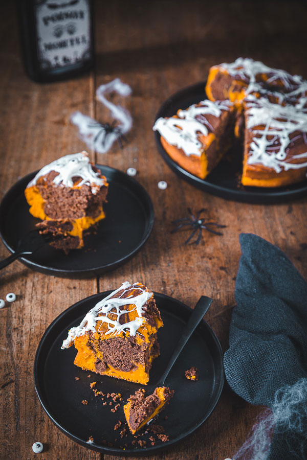 marbre butternut chocolat halloween